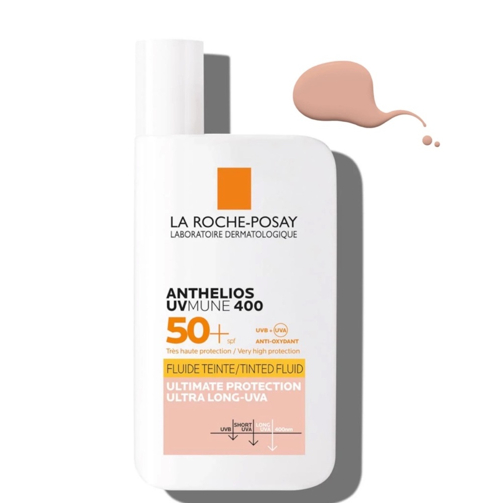 2x French Pharmacy - La Roche-Posay Anthelios UVmune 400 Tinted Fluid SPF 50+